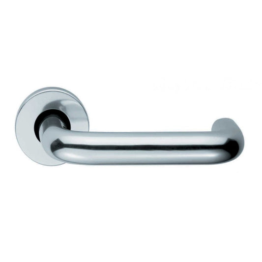 Carlisle Brass Polished Anodised Aluminium Safety Lever on Rose Handle LRS6001PAA