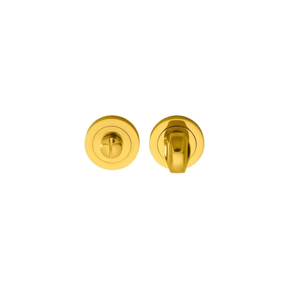 Carlisle Brass Polished Brass Architectural Thumbturn and Release AQ12