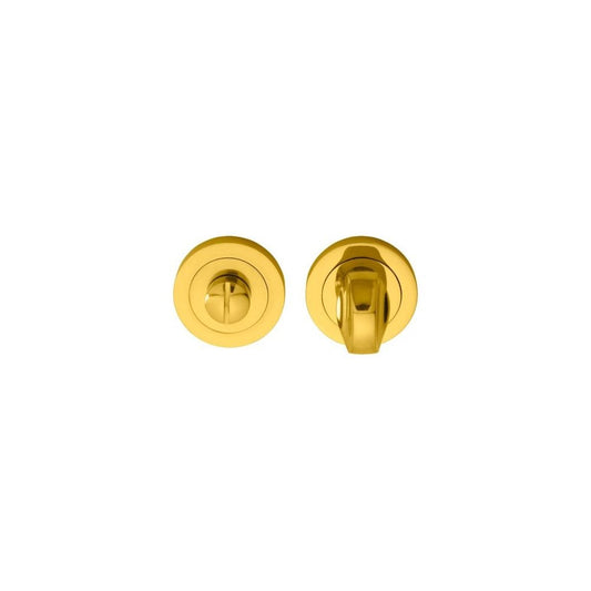 Carlisle Brass Polished Brass Architectural Thumbturn and Release AQ12