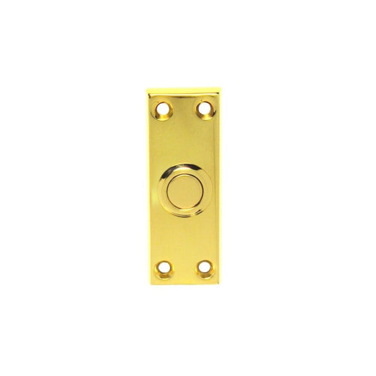 Carlisle Brass Polished Brass Bell Push AA31