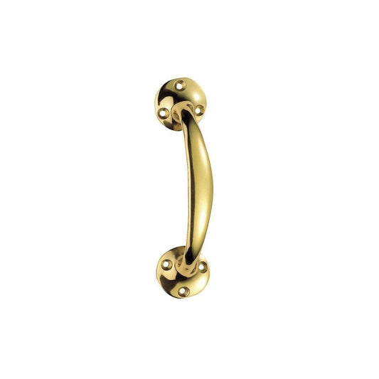 Carlisle Brass Polished Brass Bow Handle AA36