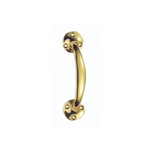 Carlisle Brass Polished Brass Bow Handle Blister Pack AA36/BP