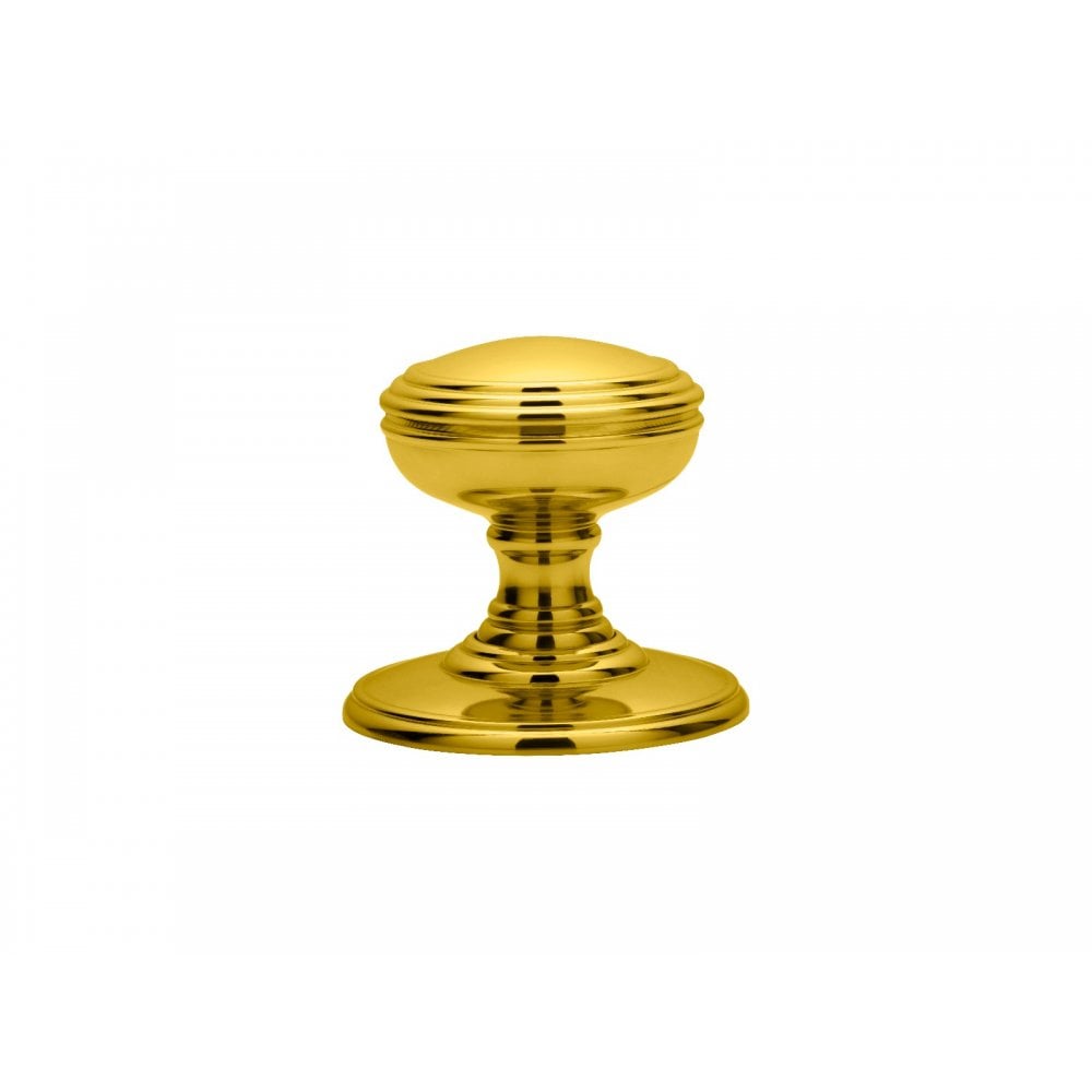 Carlisle Brass Polished Brass Delamain Plain Knob DK35C