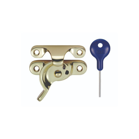 Carlisle Brass Polished Brass Locking Fitch Pattern Sash Fastener AA40LCK