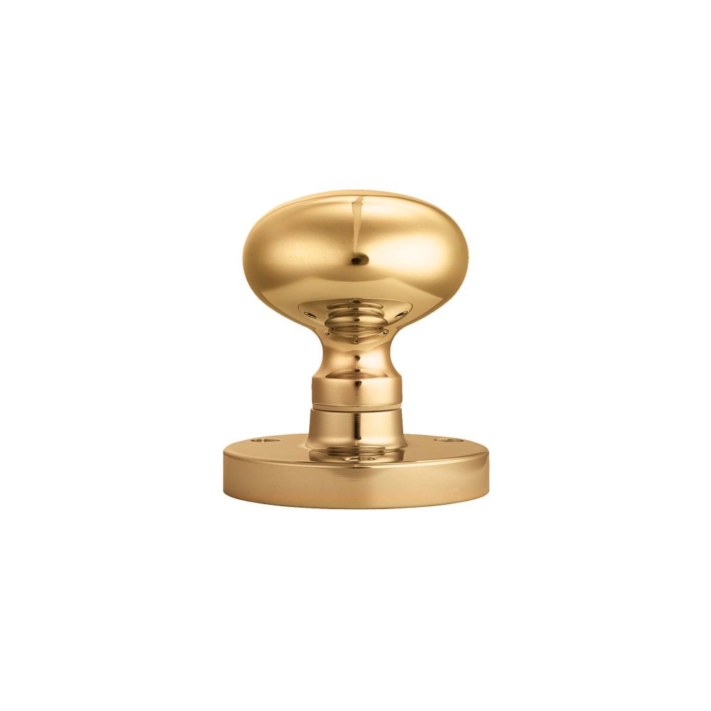 Carlisle Brass Polished Brass Mushroom Mortice Knob M35