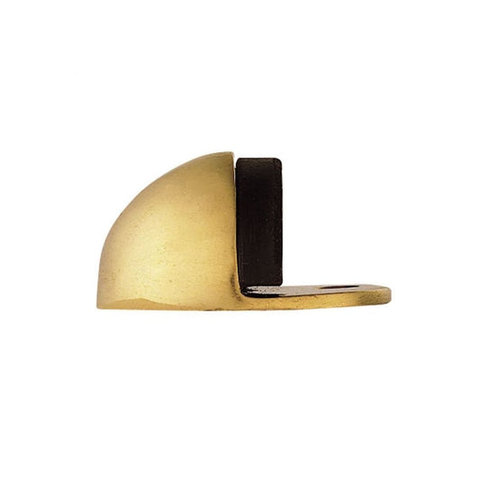Carlisle Brass Polished Brass Oval Floor Mounted Door Stop AA20