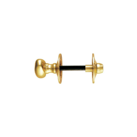 Carlisle Brass Polished Brass Oval Thumbturn With Coin Release AA133