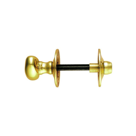 Carlisle Brass Polished Brass Oval Thumbturn With Coin Release AA32