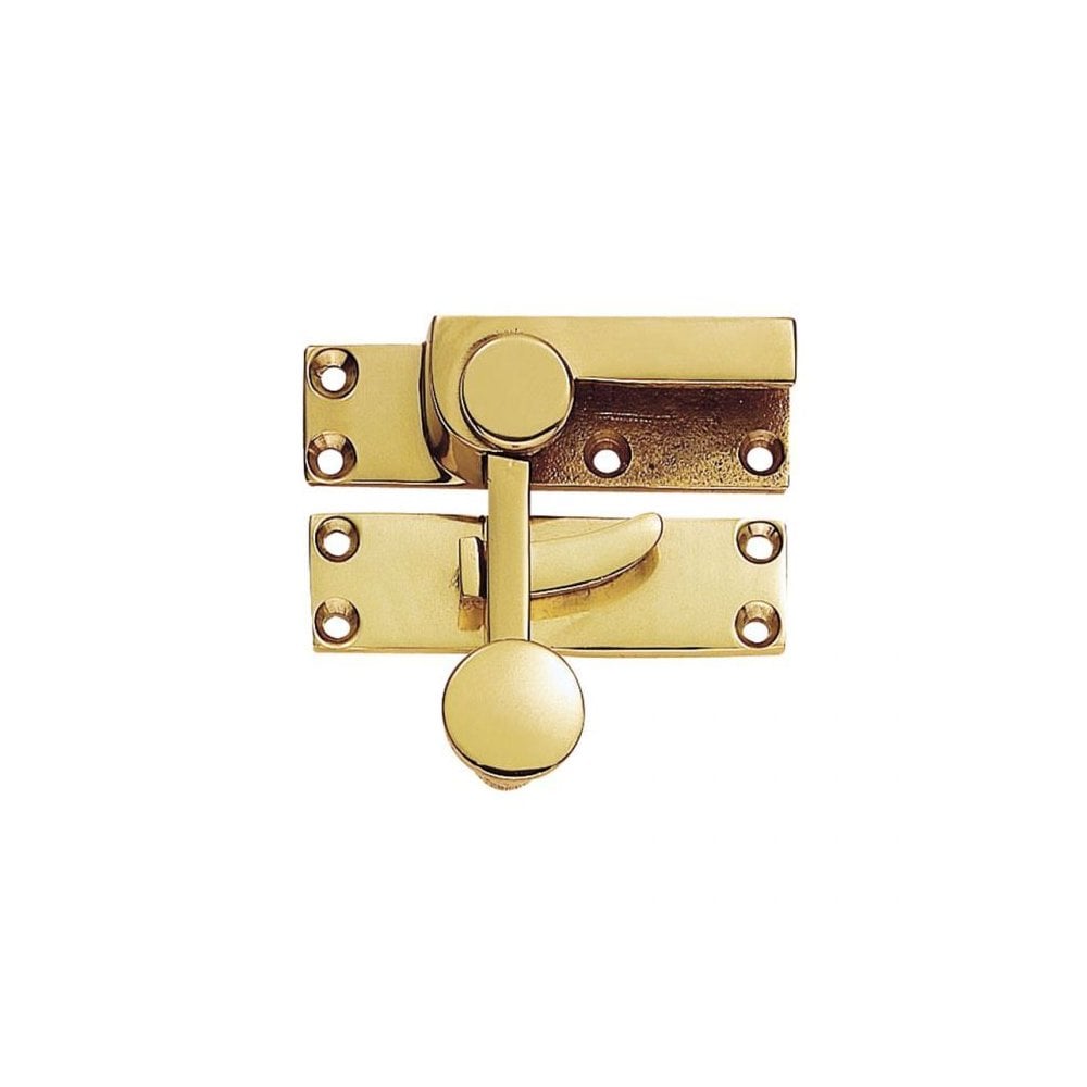 Carlisle Brass Polished Brass Quadrant Arm Sash Fastener AA39