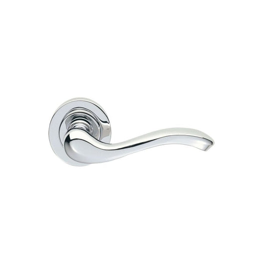 Carlisle Brass Polished Chrome Apollo Lever On Round Rose AQ3CP