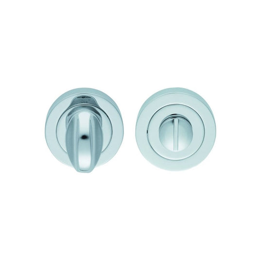 Carlisle Brass Polished Chrome Architectural Thumbturn and Release AQ12CP