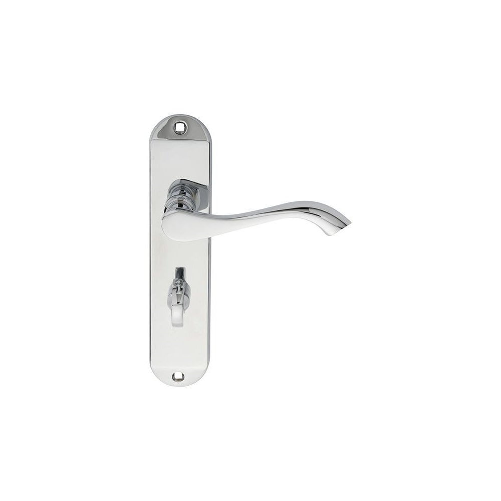 Carlisle Brass Polished Chrome Bathroom 180mmx40mm Andros Lever on Backplate DL182CP