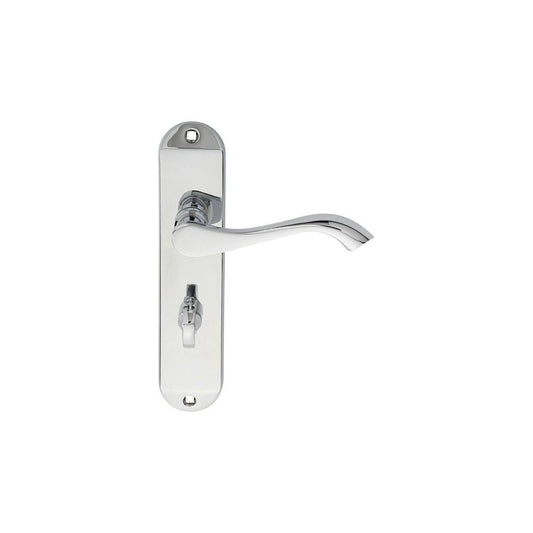 Carlisle Brass Polished Chrome Bathroom 180mmx40mm Andros Lever on Backplate DL182CP