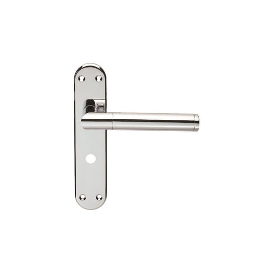 Carlisle Brass Polished Chrome Bathroom 180mmx40mm Scope Lever on Backplate SZM046CP