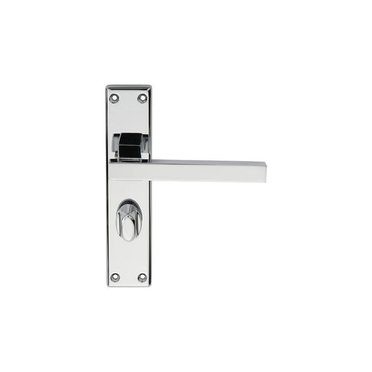 Carlisle Brass Polished Chrome Bathroom 180mmx40mm Stratus Lever on Backplate SZM243CP
