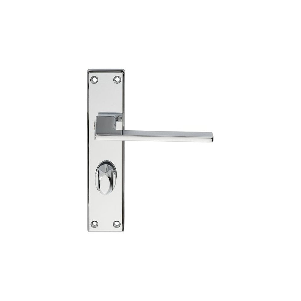 Carlisle Brass Polished Chrome Bathroom 180mmx40mm Zone Lever on Backplate SZM036CP