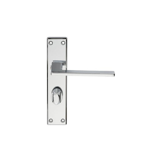 Carlisle Brass Polished Chrome Bathroom 180mmx40mm Zone Lever on Backplate SZM036CP