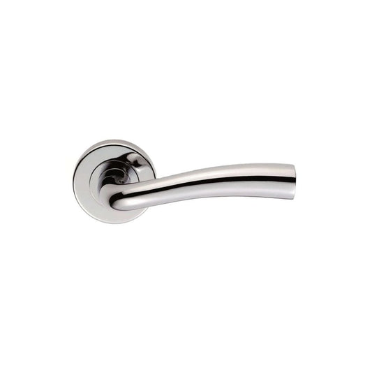Carlisle Brass Polished Chrome Boxed Cinco Lever on Round Rose SZC050CP