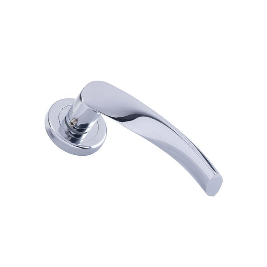 Carlisle Brass Polished Chrome Breeze Lever on Round Rose SZM025CP
