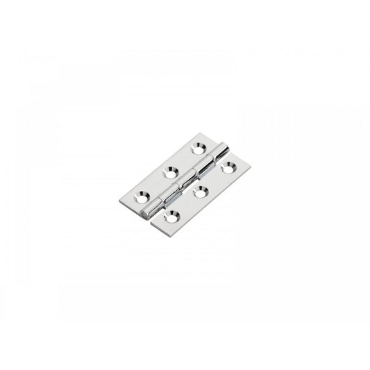 Carlisle Brass Polished Chrome Cabinet Hinge 50mmx28mmx1.5mm FTD800CCP