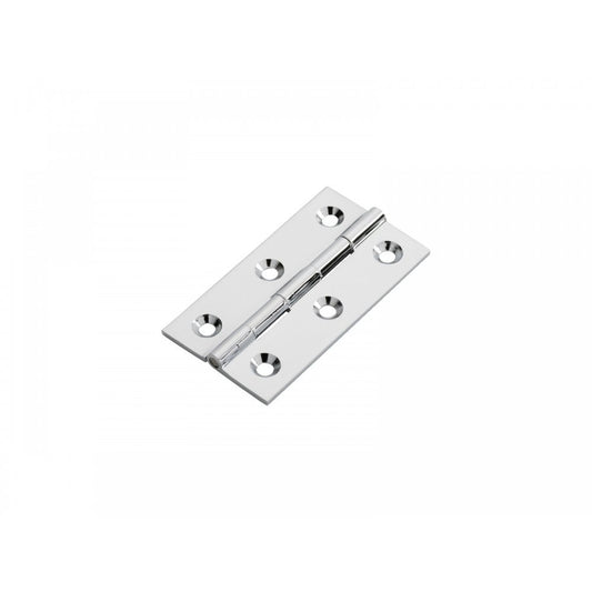 Carlisle Brass Polished Chrome Cabinet Hinge 64mmx35mmx2mm FTD800DCP