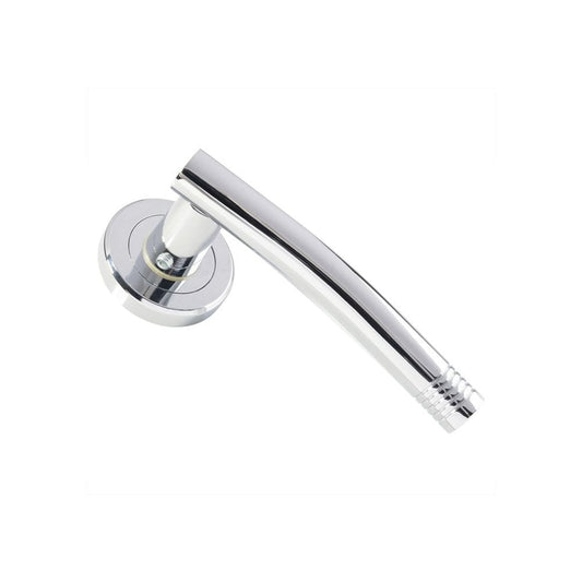 Carlisle Brass Polished Chrome Carolina Lever On Rose ZIN3115PC