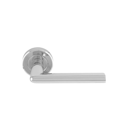 Carlisle Brass Polished Chrome Dieci Lever on Rose SZR010CP