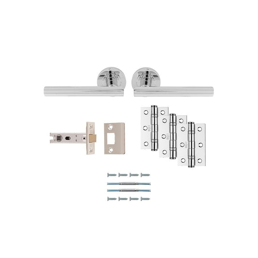 Carlisle Brass Polished Chrome Faro Latch Pack - Ultimate Door Pack UDP011CP/INTB
