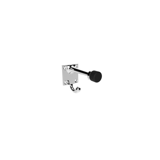 Carlisle Brass Polished Chrome Hat & Coat Hook With Rubber Buffer AA38CP