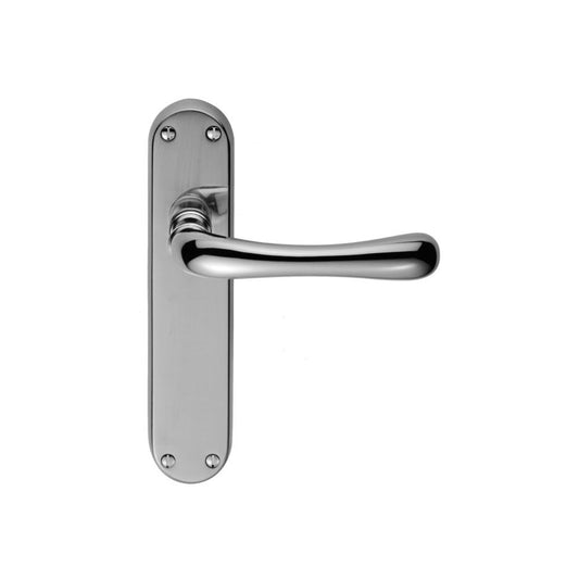Carlisle Brass Polished Chrome Ibra Lever On Backplate CBL12CP