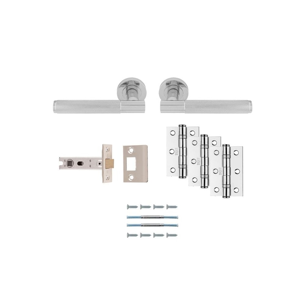 Carlisle Brass Polished Chrome Lagos Latch Pack UDP010CP/INTB