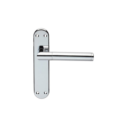 Carlisle Brass Polished Chrome Latch 180mmx40mm Scope Lever on Backplate SZM045CP