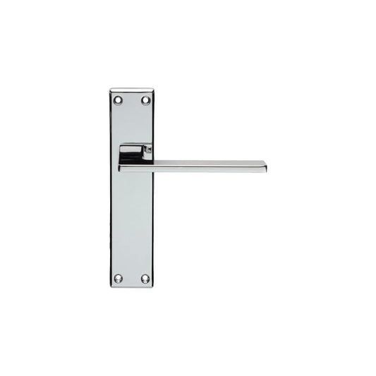 Carlisle Brass Polished Chrome Latch 180mmx40mm Zone Lever on Backplate SZM035CP