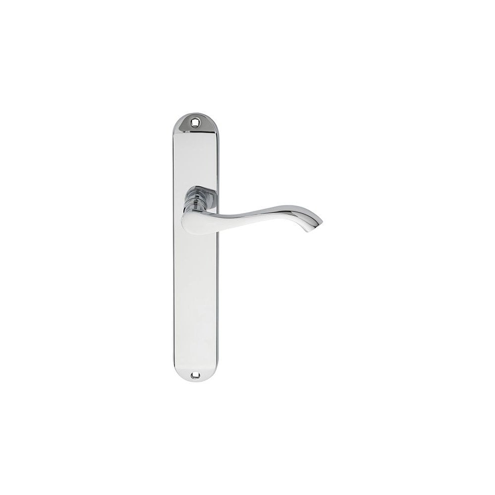 Carlisle Brass Polished Chrome Latch 240mmx40mm Andros Lever on Backplate DL381CP