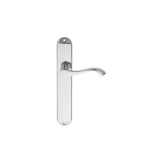 Carlisle Brass Polished Chrome Latch 240mmx40mm Andros Lever on Backplate DL381CP