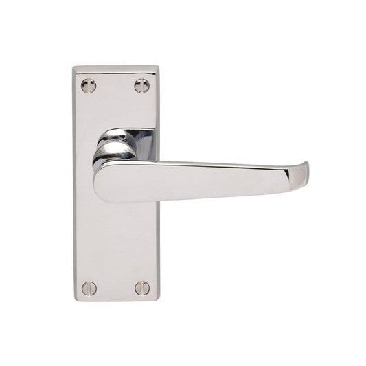 Carlisle Brass Polished Chrome Latch Blister Pack Contract Victorian Lever on Backplate CBV31CP/BP