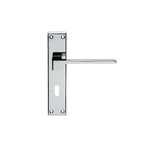 Carlisle Brass Polished Chrome Lock Profile 180mmx40mm Equi Lever on Backplate SZM371CP