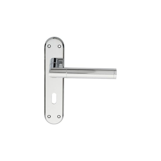 Carlisle Brass Polished Chrome Lock Profile 180mmx40mm Scope Lever on Backplate SZM044CP