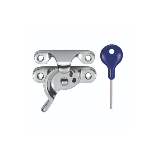 Carlisle Brass Polished Chrome Locking Fitch Pattern Sash Fastener AA40LCKCP