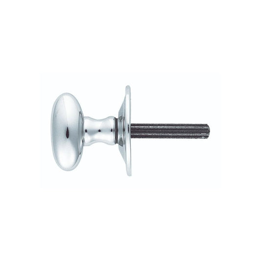 Carlisle Brass Polished Chrome Oval Thumbturn AA33CP