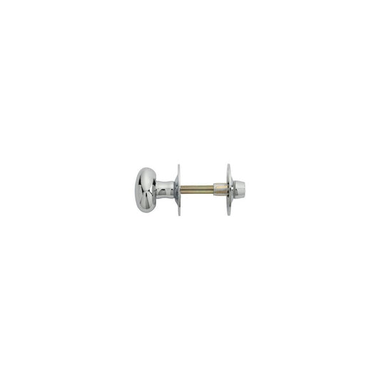 Carlisle Brass Polished Chrome Oval Thumbturn With Coin Release AA32CP