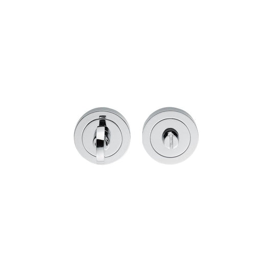 Carlisle Brass Polished Chrome Thumbturn and Release AA12LCP (80MM SPINDLE)