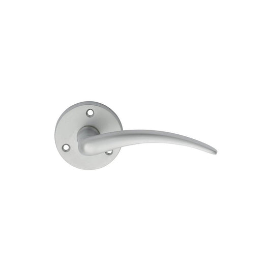 Carlisle Brass Polished Chrome Victorian Wing Lever on Round Rose DL66CP