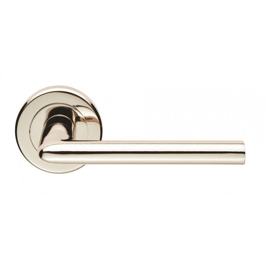 Carlisle Brass Polished Nickel Boxed Dieci Lever on Rose SZR010PN