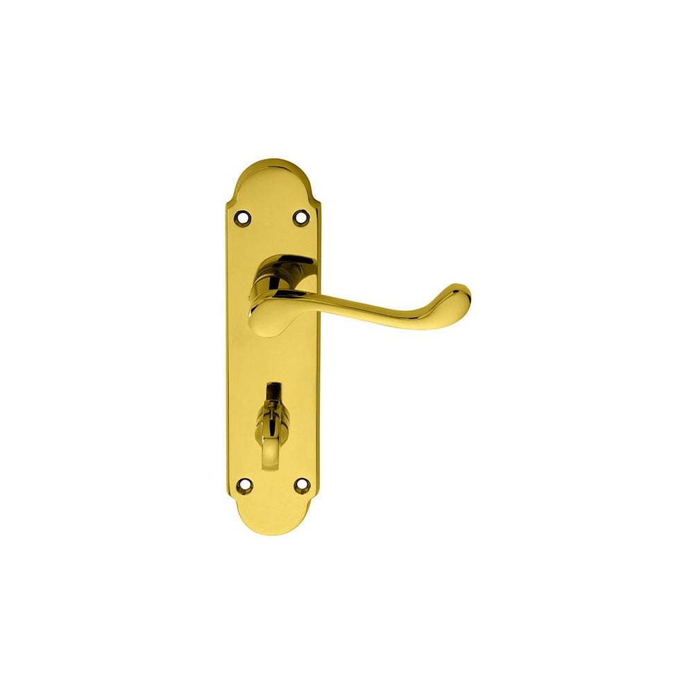 Carlisle Brass PVD Bathroom Boxed Oakley Lever on Backplate DL168WCPVD