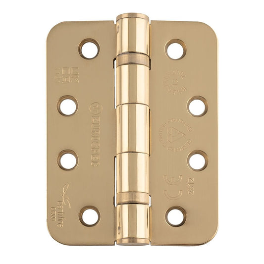 Carlisle Brass PVD Radius Grade 13 CE Ball Bearing Hinge HIN1433/13PVD/R