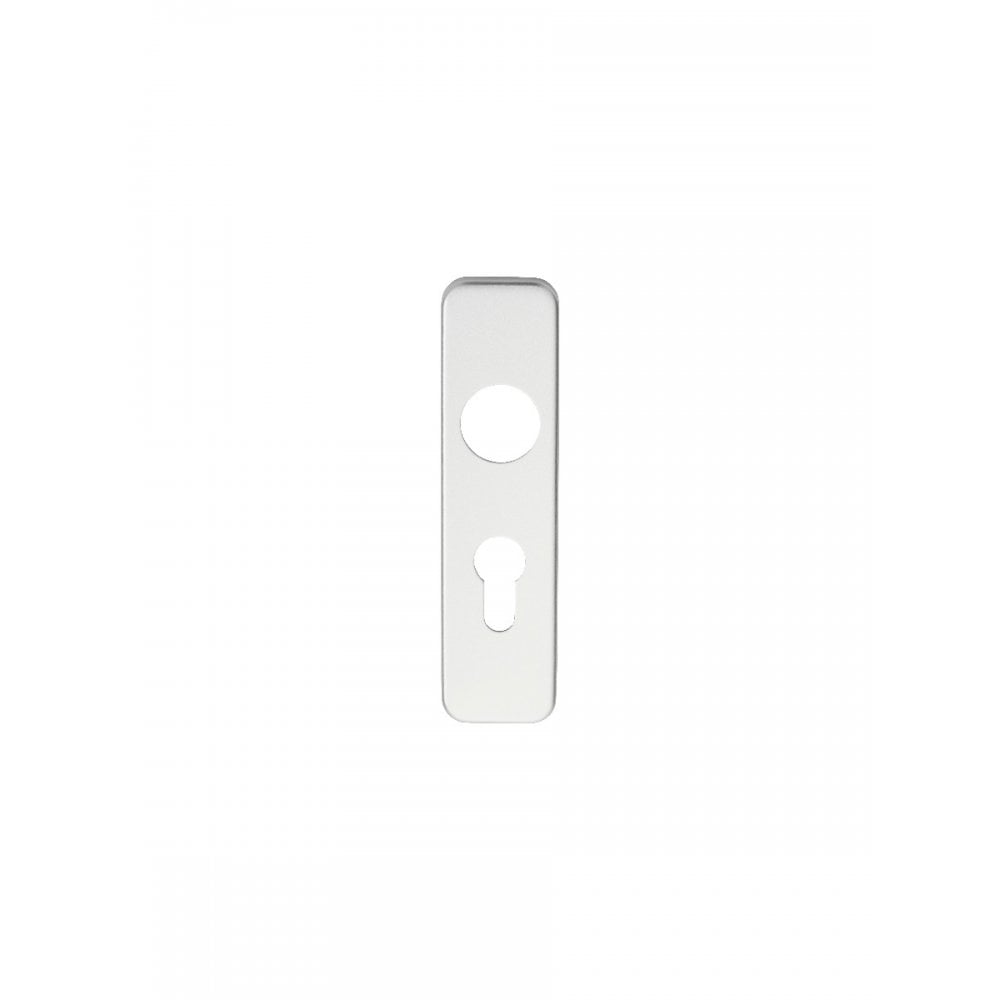Carlisle Brass Satin Anodised Aluminium Euro Profile Safety Lever Multi Function Handle Covers 154mmx40mm Backplate 19mm