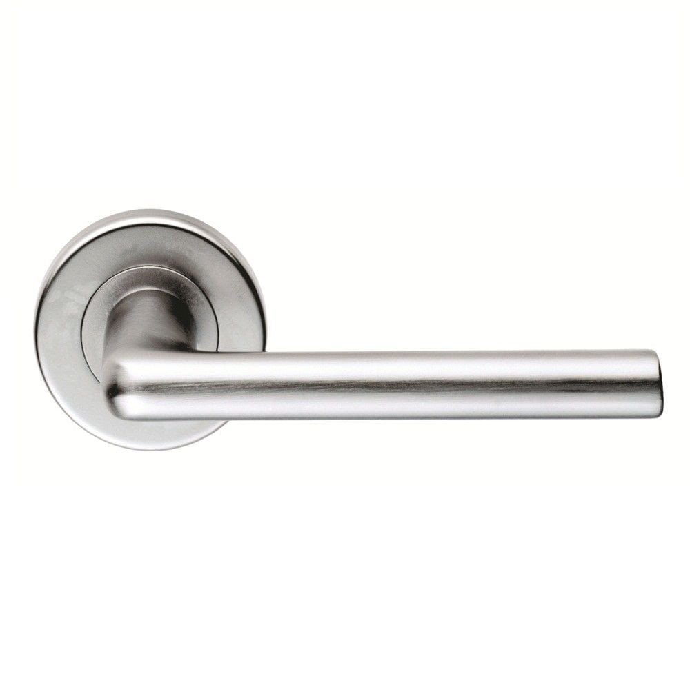 Carlisle Brass Satin Boxed Uno Lever on Round Rose SZC010SC