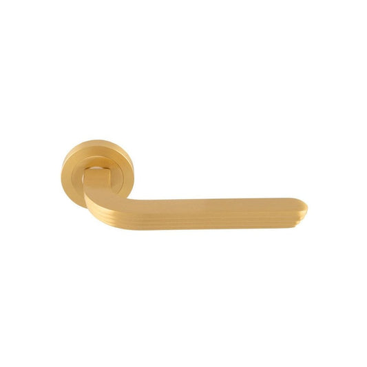Carlisle Brass Satin Brass Cloud Lever On Rose CD5SB