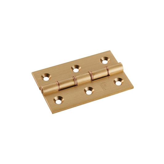 Carlisle Brass Satin Brass Double Phosphor Bronze Washered Butt Hinge 76mmx50mmx2.5mm HDPBW21SB